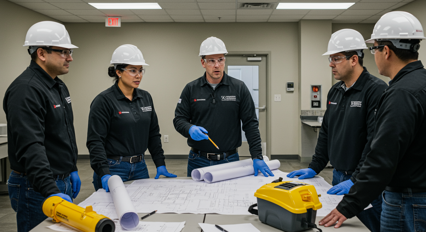 Mold Remediation Team Planning